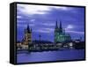 Cathedral at Cologne, North Rhine Westphalia, Germany-Gavin Hellier-Framed Stretched Canvas