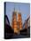 Cathedral at Dusk, Old Town, Wroclaw, Silesia, Poland, Europe-Frank Fell-Stretched Canvas