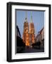 Cathedral at Dusk, Old Town, Wroclaw, Silesia, Poland, Europe-Frank Fell-Framed Photographic Print