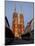 Cathedral at Dusk, Old Town, Wroclaw, Silesia, Poland, Europe-Frank Fell-Mounted Photographic Print