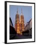 Cathedral at Dusk, Old Town, Wroclaw, Silesia, Poland, Europe-Frank Fell-Framed Photographic Print