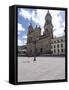 Cathedral at Plaza Bolivar, Bogota, Colombia, South America-Ethel Davies-Framed Stretched Canvas