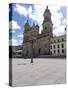 Cathedral at Plaza Bolivar, Bogota, Colombia, South America-Ethel Davies-Stretched Canvas