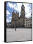 Cathedral at Plaza Bolivar, Bogota, Colombia, South America-Ethel Davies-Framed Stretched Canvas
