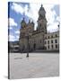 Cathedral at Plaza Bolivar, Bogota, Colombia, South America-Ethel Davies-Stretched Canvas