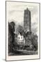 Cathedral at Rodez, the Pyrenees, France, 19th Century-null-Mounted Giclee Print