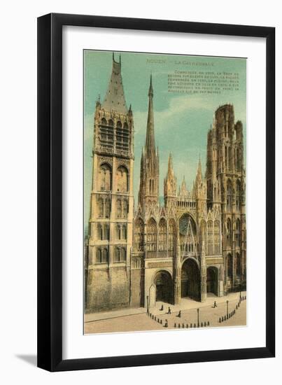 Cathedral at Rouen-null-Framed Art Print