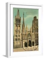 Cathedral at Rouen-null-Framed Art Print