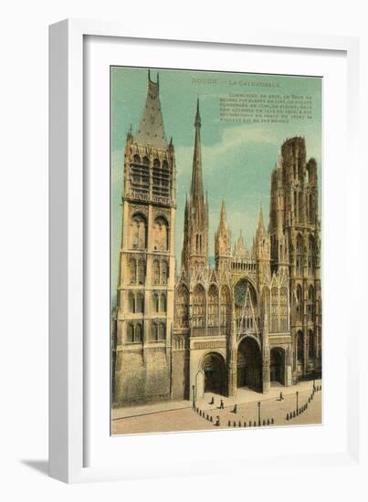 Cathedral at Rouen-null-Framed Art Print