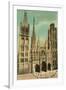 Cathedral at Rouen-null-Framed Art Print