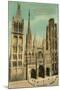 Cathedral at Rouen-null-Mounted Art Print