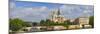 Cathedral at the Riverside, Notre Dame Cathedral, Seine River, Paris, Ile-De-France, France-null-Mounted Photographic Print