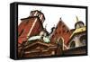 Cathedral at Wawel Hill in Krakow in Poland-jitloac-Framed Stretched Canvas