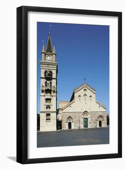 Cathedral-Basilica of Our Lady of Assumption and Clock Tower-null-Framed Giclee Print