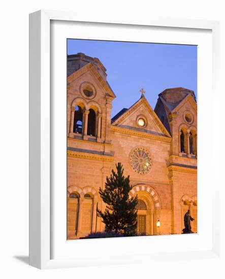 Cathedral Basilica of St. Francis of Assisi, Santa Fe, New Mexico, United States of America, North -Richard Cummins-Framed Photographic Print