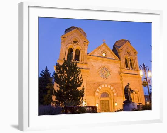 Cathedral Basilica of St. Francis of Assisi, Santa Fe, New Mexico, United States of America, North -Richard Cummins-Framed Photographic Print