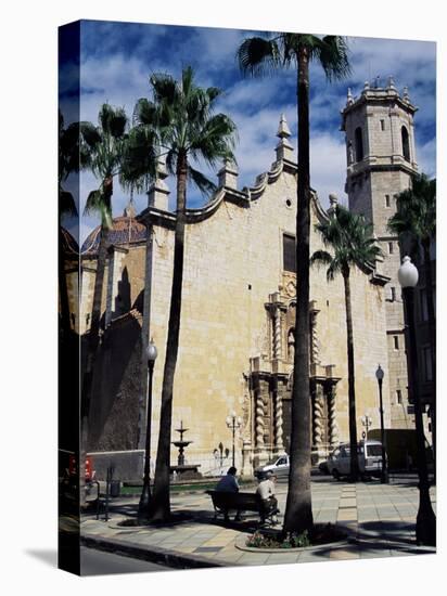 Cathedral, Benicarlo, Valencia, Spain-Sheila Terry-Stretched Canvas