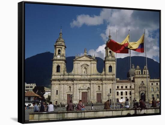 Cathedral, Bogota, Colombia-null-Framed Stretched Canvas