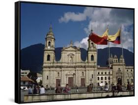 Cathedral, Bogota, Colombia-null-Framed Stretched Canvas