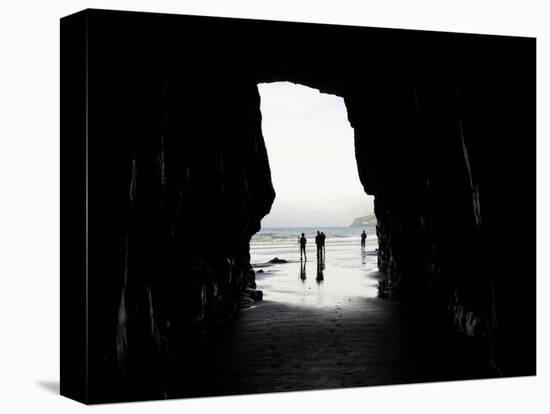 Cathedral Cave, Catlins Coast, South Island, New Zealand-David Wall-Stretched Canvas