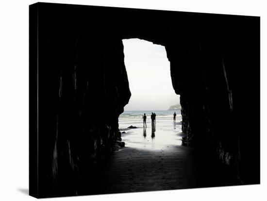 Cathedral Cave, Catlins Coast, South Island, New Zealand-David Wall-Stretched Canvas