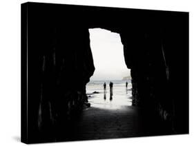 Cathedral Cave, Catlins Coast, South Island, New Zealand-David Wall-Stretched Canvas