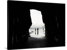 Cathedral Cave, Catlins Coast, South Island, New Zealand-David Wall-Stretched Canvas