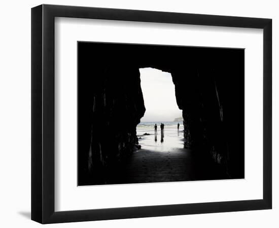 Cathedral Cave, Catlins Coast, South Island, New Zealand-David Wall-Framed Photographic Print