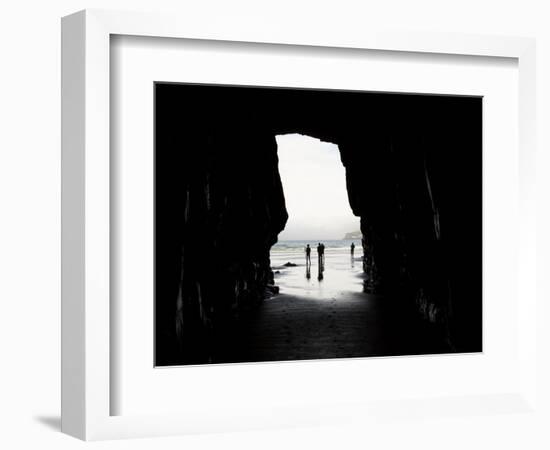 Cathedral Cave, Catlins Coast, South Island, New Zealand-David Wall-Framed Photographic Print