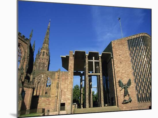 Cathedral Church of St. Michael, Old and New, Coventry, Warwickshire, West Midlands, England, UK-Neale Clarke-Mounted Photographic Print