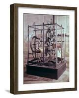 Cathedral Clock Made for the Tower in Salisbury Cathedral, Oldest Known Mechanical Timekeeper-null-Framed Giclee Print