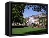 Cathedral Close, Exeter, Devon, England, United Kingdom-J Lightfoot-Framed Stretched Canvas