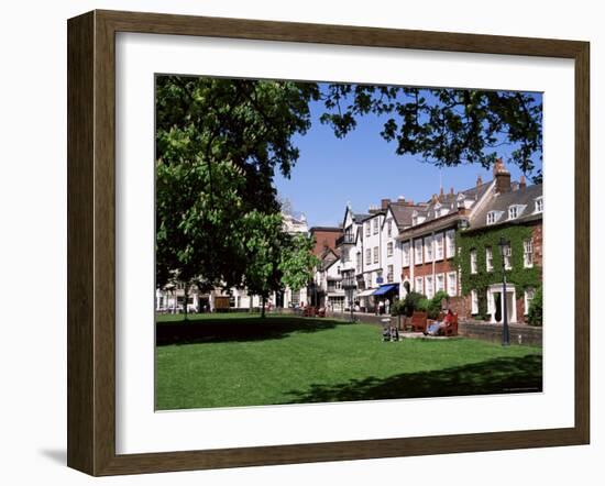 Cathedral Close, Exeter, Devon, England, United Kingdom-J Lightfoot-Framed Photographic Print