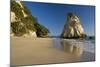 Cathedral Cove Cliffs and Artfully Sculpted Rock-null-Mounted Photographic Print