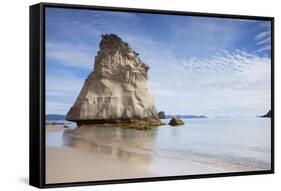 Cathedral Cove, Coromandel Peninsula, Waikato, North Island, New Zealand, Pacific-Ian-Framed Stretched Canvas