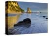 Cathedral Cove, Hahei, Coromadel Peninsula, Waikato, North Island, New Zealand-Rainer Mirau-Stretched Canvas