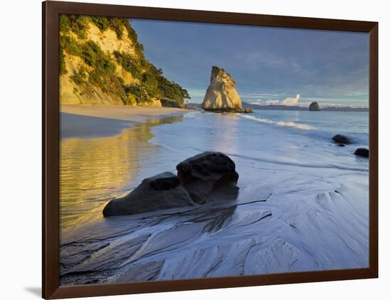 Cathedral Cove, Hahei, Coromadel Peninsula, Waikato, North Island, New Zealand-Rainer Mirau-Framed Photographic Print