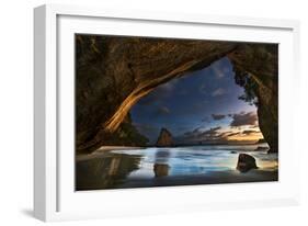 Cathedral Cove-Yan Zhang-Framed Art Print