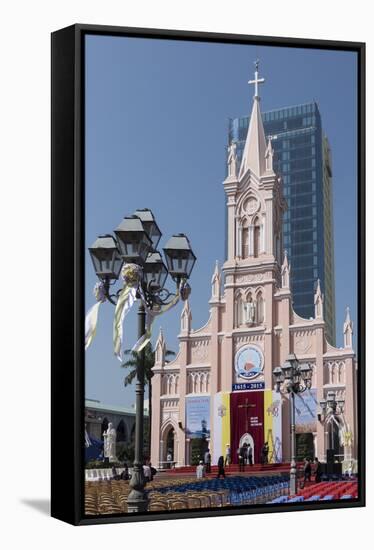 Cathedral, Danang, Vietnam, Indochina, Southeast Asia, Asia-Rolf Richardson-Framed Stretched Canvas
