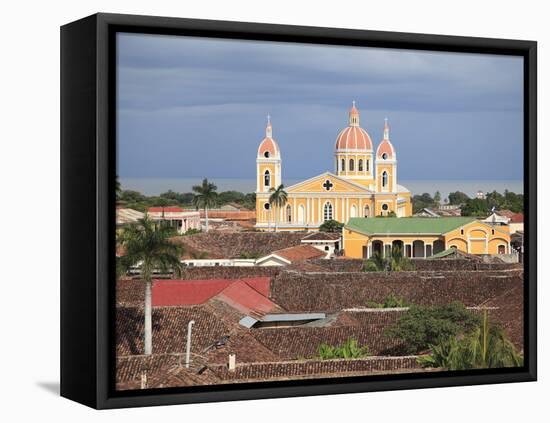 Cathedral De Granada, Granada, Nicaragua, Central America-Wendy Connett-Framed Stretched Canvas