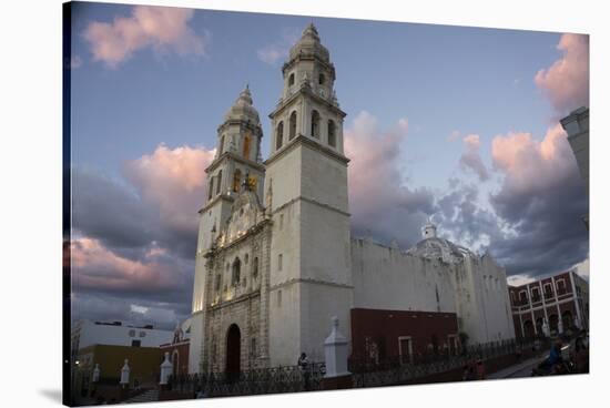 Cathedral de Nuestra Signora de Purisima Concepcion, Campeche, UNESCO World Heritage Site, Yucatan,-Peter Groenendijk-Stretched Canvas