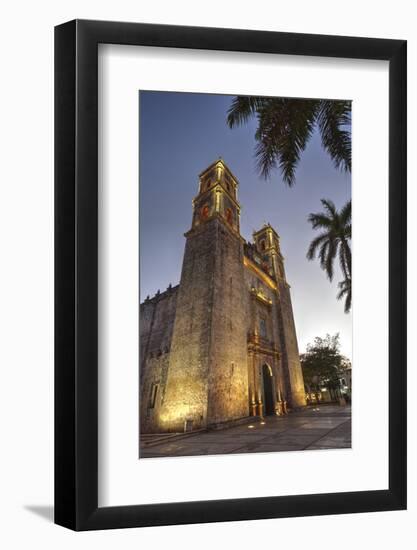 Cathedral De San Gervasio, Completed in 1570, Valladolid, Yucatan, Mexico, North America-Richard Maschmeyer-Framed Photographic Print