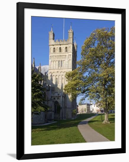 Cathedral, Exeter, Devon, England, United Kingdom, Europe-Jeremy Lightfoot-Framed Photographic Print