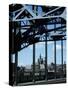 Cathedral from the Bridge, Newcastle Upon Tyne, Tyne and Wear, England, United Kingdom, Europe-James Emmerson-Stretched Canvas