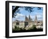 Cathedral from the Park, Santiago De Compostela, Unesco World Heritage Site, Galicia, Spain-Adam Woolfitt-Framed Photographic Print