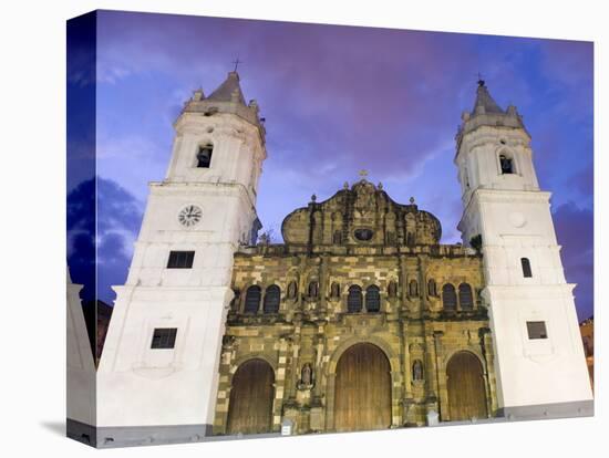 Cathedral, Historical Old Town, UNESCO World Heritage Site, Panama City, Panama, Central America-Christian Kober-Stretched Canvas