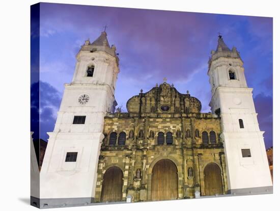 Cathedral, Historical Old Town, UNESCO World Heritage Site, Panama City, Panama, Central America-Christian Kober-Stretched Canvas