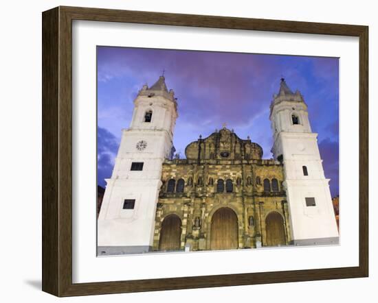 Cathedral, Historical Old Town, UNESCO World Heritage Site, Panama City, Panama, Central America-Christian Kober-Framed Photographic Print