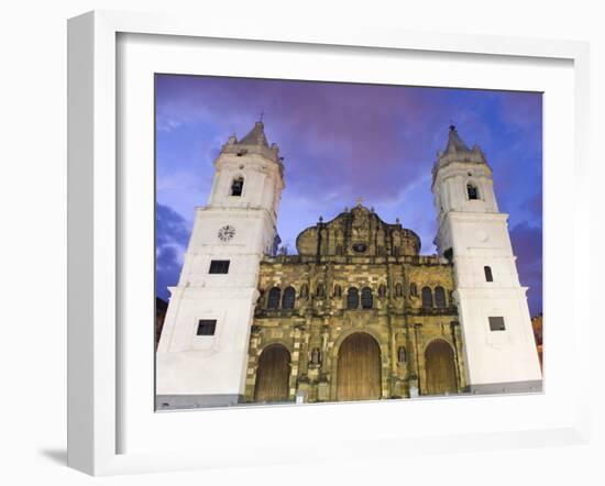 Cathedral, Historical Old Town, UNESCO World Heritage Site, Panama City, Panama, Central America-Christian Kober-Framed Photographic Print