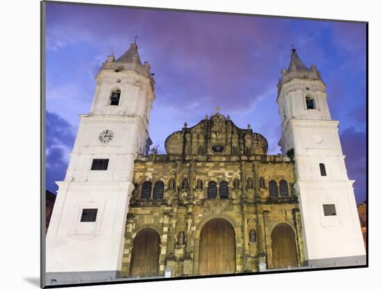 Cathedral, Historical Old Town, UNESCO World Heritage Site, Panama City, Panama, Central America-Christian Kober-Mounted Photographic Print